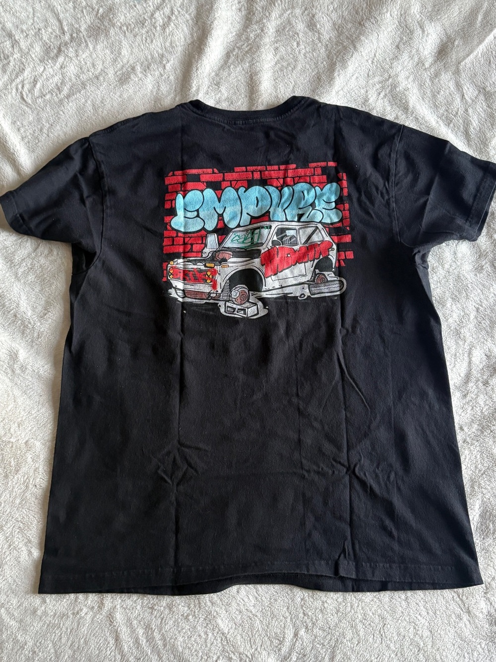 empyre black "the whip" baggy tee